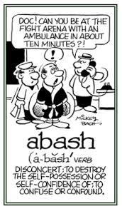 abash