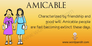 amicable