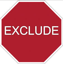 exclude