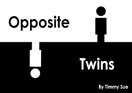 opposite