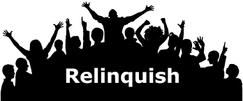 relinquish