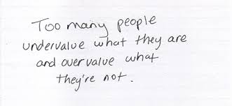 undervalue